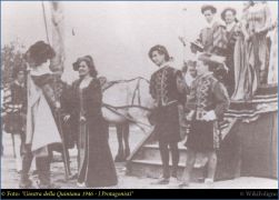 Madonna Marisa Rossi consegna il Palio al vincitore