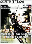 Paolo Margasini guadagna l'intera prima pagina della Gazzetta